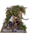 Woodcutter Landi 10 cm in movement