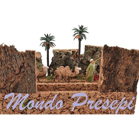 Camel driver with camels on the way