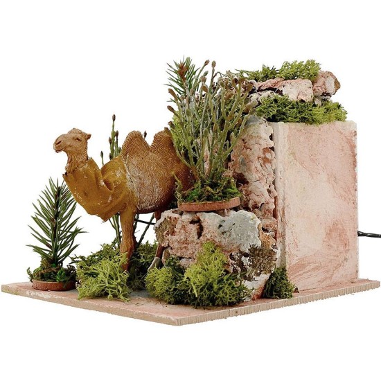 Cammello in movimento Landi per statue 10 cm Mondo Presepi