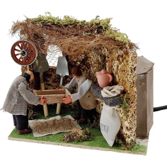 Cernidores de 10 cm en el tamiz en movimiento de 20x18x15 cm h. Mundo