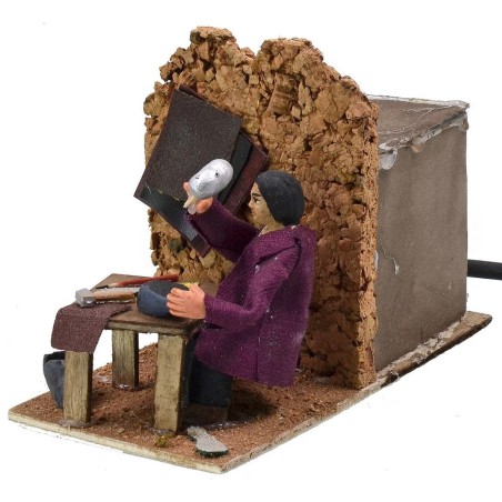 Cobbler sitting in motion 10 cm series