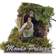 Farmer with scythe series cm 10 in motion