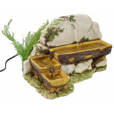Fontana in resina tronco - Cod. FN7 Mondo Presepi