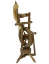 Wooden spinning wheel