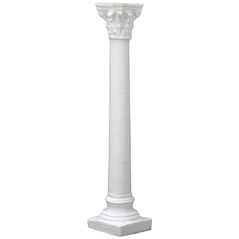 Smooth resin column 9.8 cm