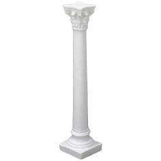 Columna lisa de resina 9,8 cm Mondo Presepi 2