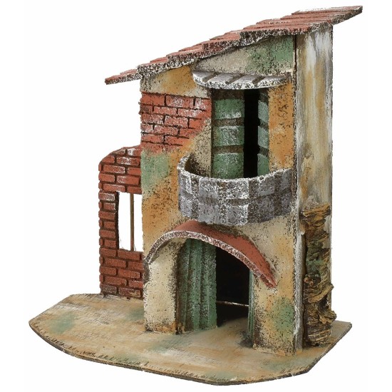 House two floors with balcony 24x14x26h