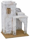 Arab house with portico cm 19,5x14, 5x26, 5 h