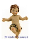 Niño en resina de 2,7 cm Mundo Pesebre