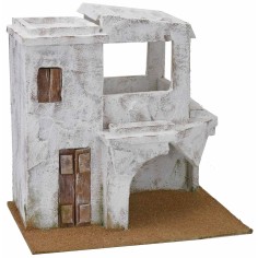 Arab house with portico cm 29x19x28, 5 h