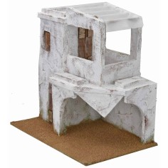 Casa árabe con pórtico cm 29x19x28,5 h Mundo 2