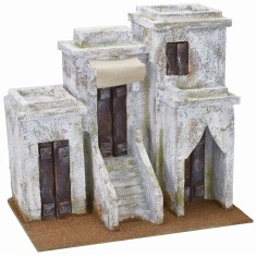 Arab palace with staircase and dome cm 29,5x19, 5x26, 5 h