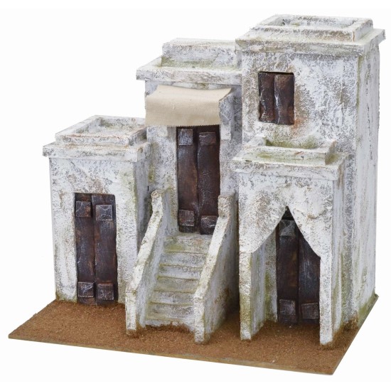 Palazzo arabo con scalinata e cupola cm 29,5x19,5x26,5 h Mondo