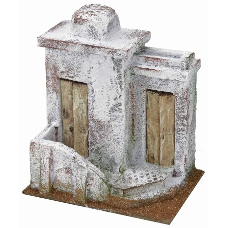 Casa araba con scalinata cm 11,5x8,5x12,5 h Mondo Presepi