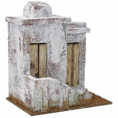 Casa araba con scalinata cm 11,5x8,5x12,5 h Mondo Presepi 2