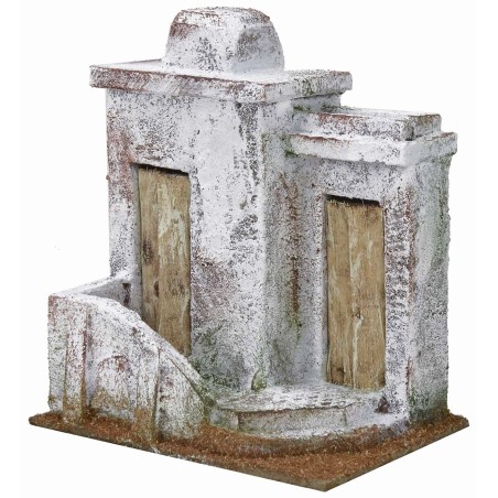 Casa araba con scalinata cm 11,5x8,5x12,5 h Mondo Presepi