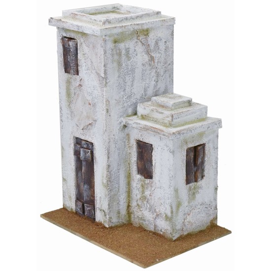 Casa árabe doble cm 24x17,5x31,5 h Mundo Pesebres