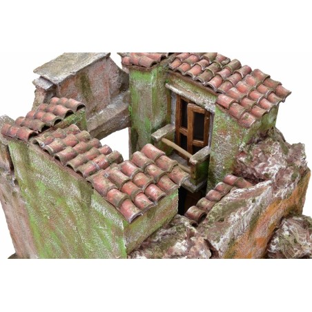 Palazzo con chiostro interno cm 29x39x30 h Mondo Presepi