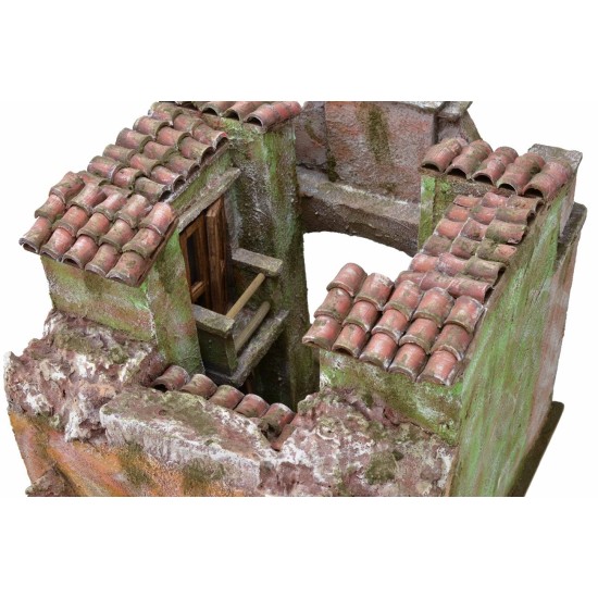 Palacio con claustro interno cm 29x39x30 h Mundo Pesebres