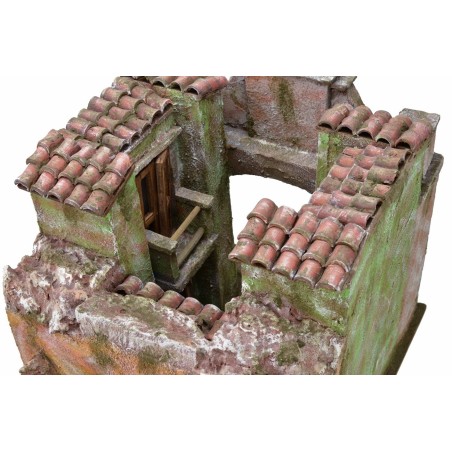 Palazzo con chiostro interno cm 29x39x30 h Mondo Presepi