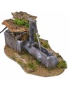 Fuente de tronco en funcionamiento de 14x25x13 cm h