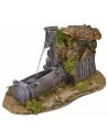 Fuente de tronco en funcionamiento de 14x25x13 cm h