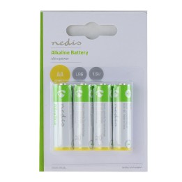 Set 4 Batterie stilo super alkaline AA 1,5v. 