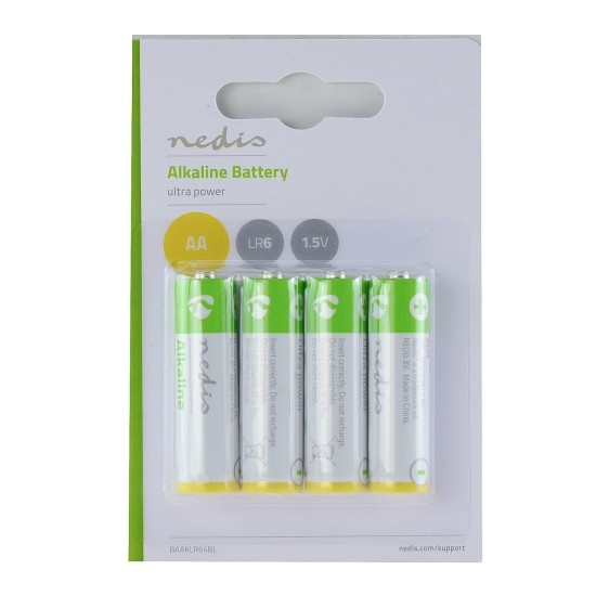 Set 4 Batterie stilo super alkaline AA 1,5v. 