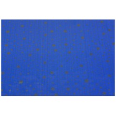 Carta cielo per presepe metallizzata con stelle oro 100x70 cm