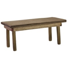 Mesa de madera de 10x5x4,5 cm de altura, recomendada para 2