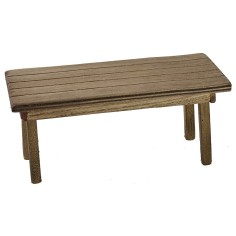 Wooden table 10x5x4.5 cm h. recommended for statues 10 cm h