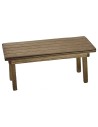 Mesa de madera de 10x5x4,5 cm de altura, recomendada para