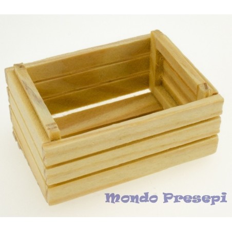 Caja de madera cm 5x3,8x2,1 h. Mundo Pesebres