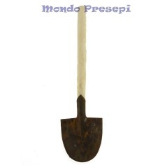 Pala arruginita in legno cm 8 h. Mondo Presepi