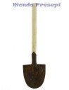 Pala arruginita in legno cm 8 h.