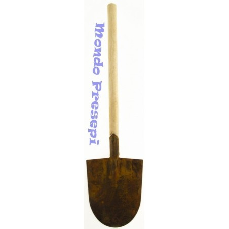 Rusted wooden shovel cm 14.5 h.