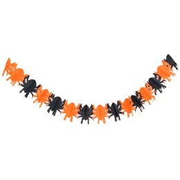 Festoon with spiders for Halloween 2 m.