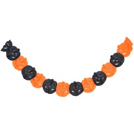 Festoon with pumpkins for Halloween 2.75 m.