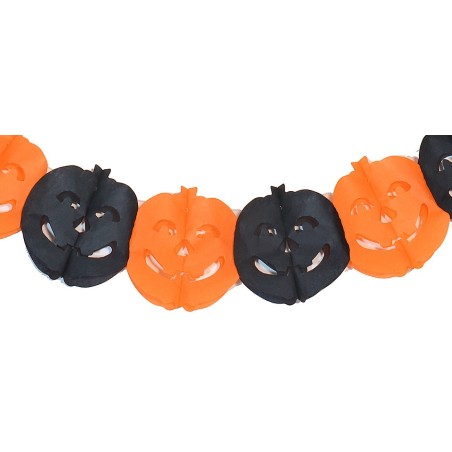 Festone con zucche per Halloween 2,75 mt. Mondo Presepi