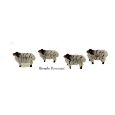 Set of 4 sheep cm 2