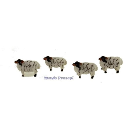 Set of 4 sheep cm 2