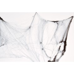 Tela de araña blanca con arañas para Halloween 40 gr. Mondo Presepi 2