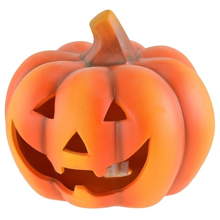 Calabaza con luces LED que cambian de color a pilas para