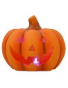 Pumpkin with battery-operated color-changing LED for Halloween