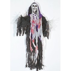 Ghost monster hanger with lights and sound Halloween h 100 cm