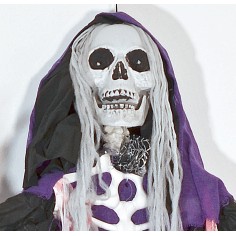 Ghost monster hanger with lights and sound Halloween h 160 cm 2