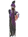 Mostro fantasma con testa in mano luci e suoni Halloween h 185