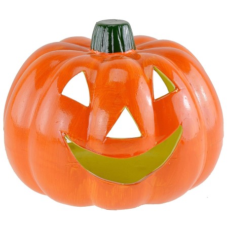 Zucca portacandele per Halloween cm 18x15 h