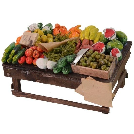 Banco di frutta e verdura cm 12x7x6 h