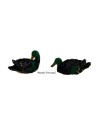 Set of 2 resin ducks 2.5 - 3 cm